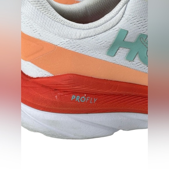 Hoka One One Mach 4 Women’s Size 8 B Running Sneakers Shoes 1113529 White Fiesta - Picture 4 of 15